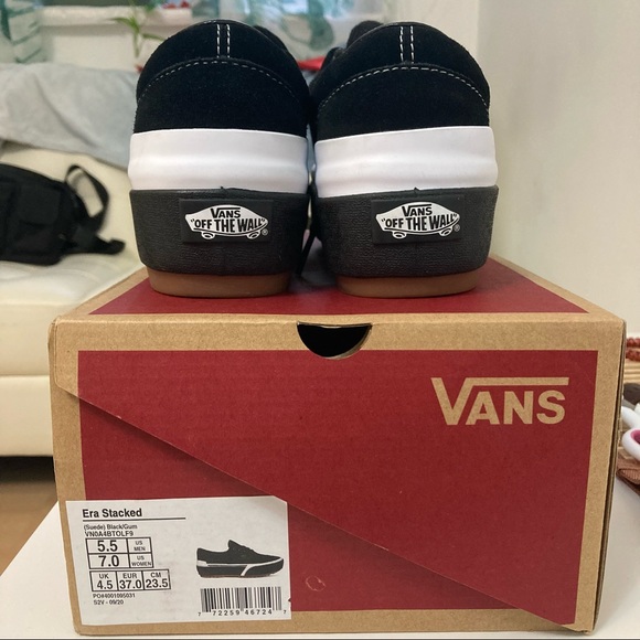 Vans Old Skool - Era Stacked Black Suede (US 7)  Women - Picture 4 of 6